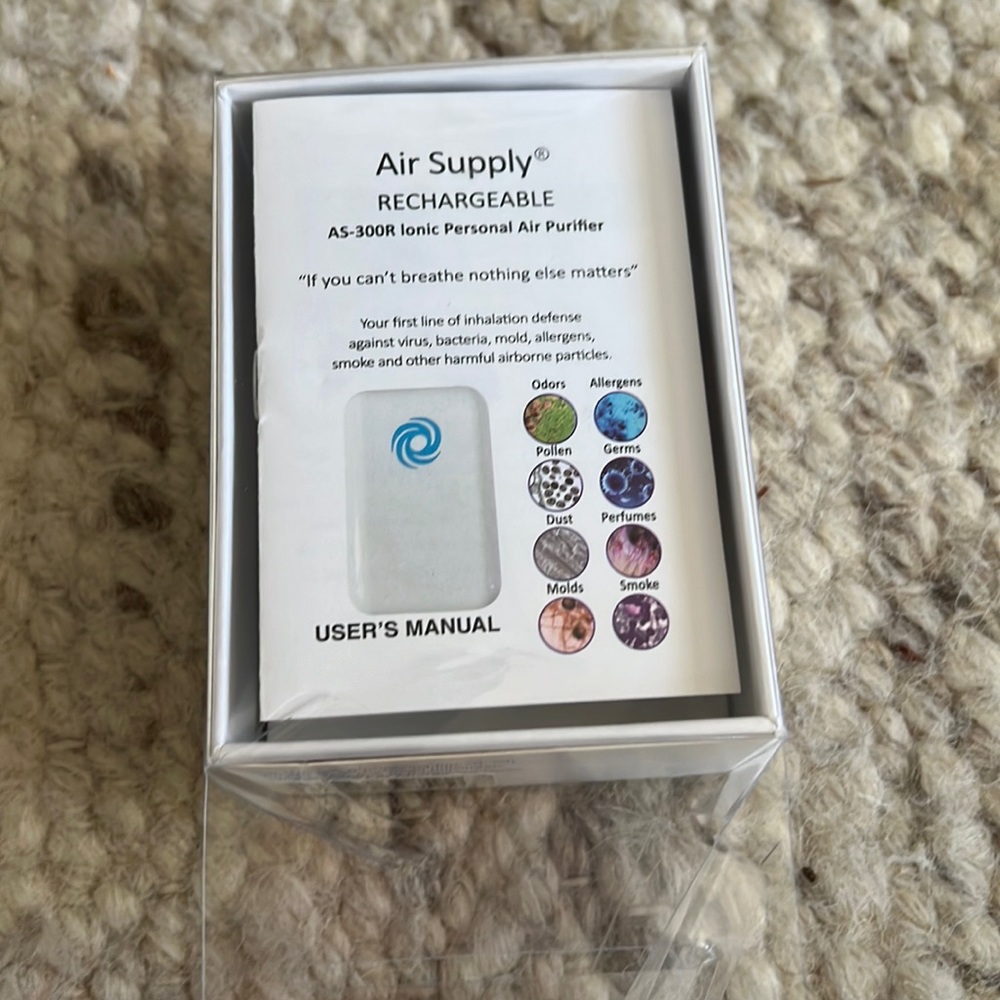 Air Supply AS-300RB rechargable microbial protection